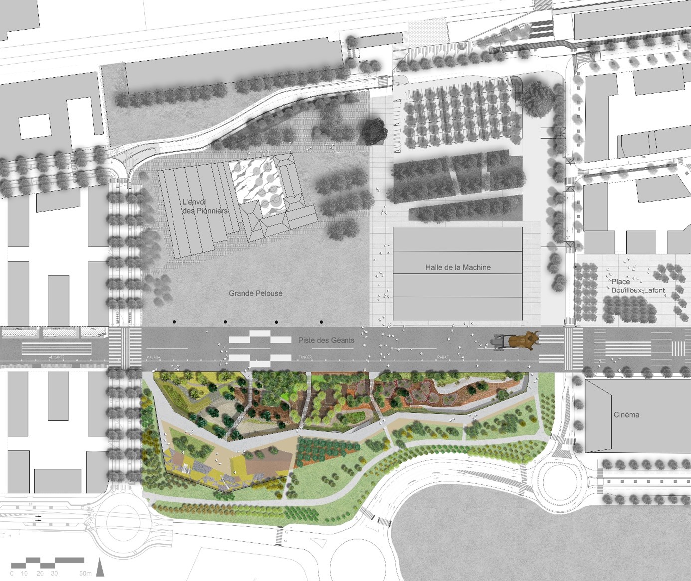 Plan Jardins de La Ligne