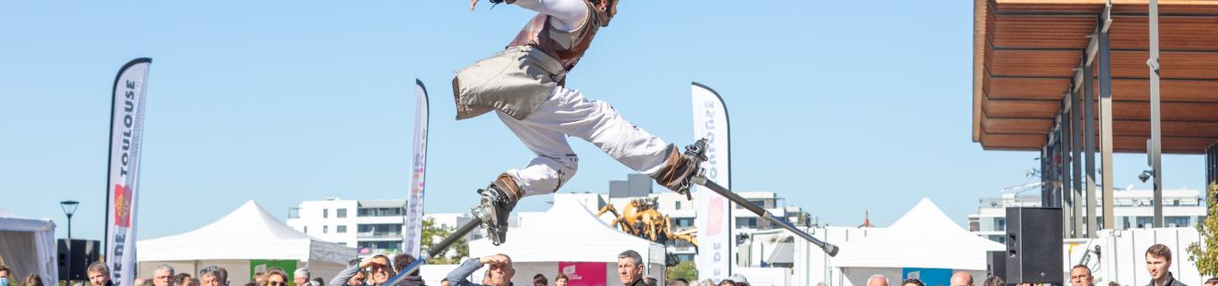 spectacle de rue à Toulouse