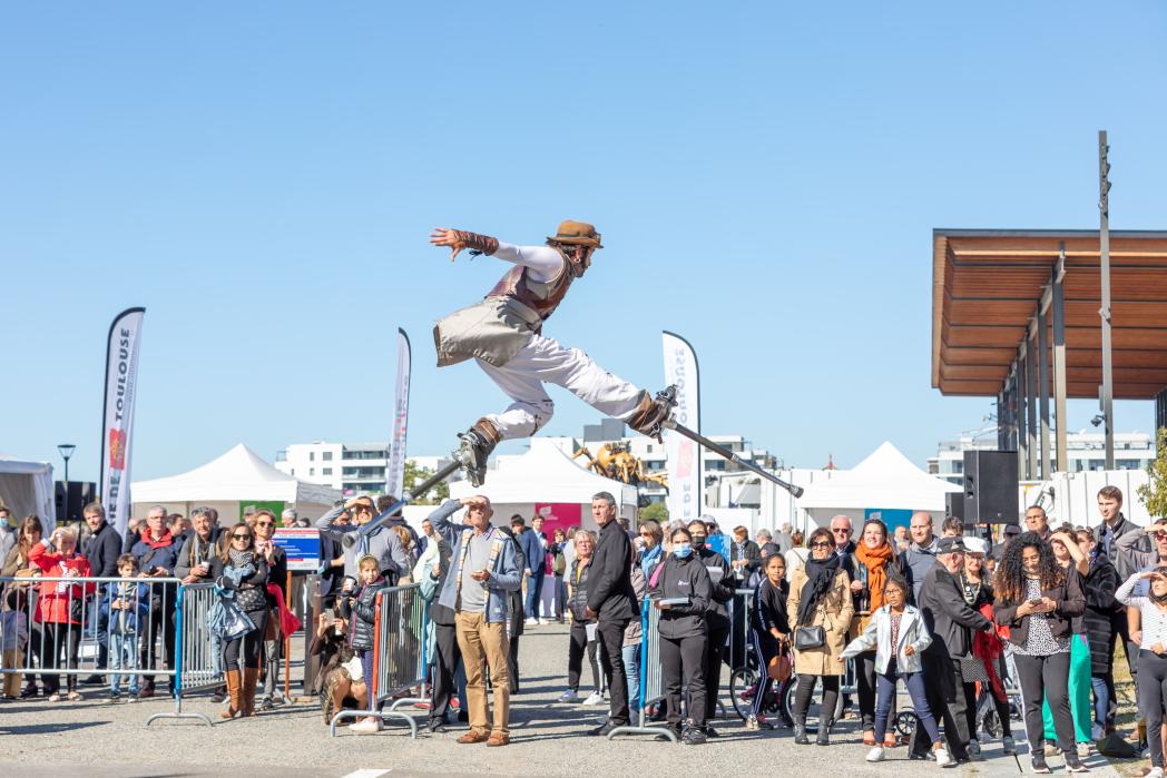 spectacle de rue à Toulouse