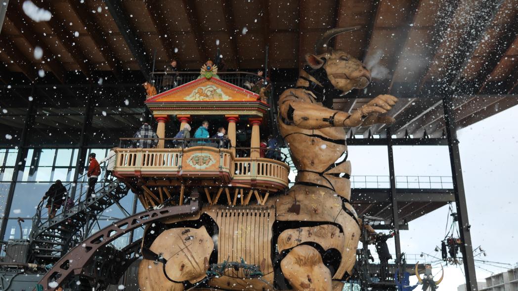 Astérion sous la neige